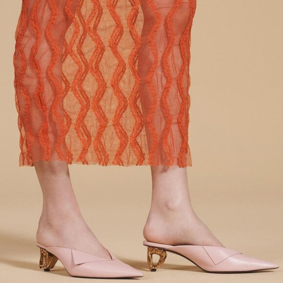 ZARA KNIT MIDI SKIRT LIMITED EDITION SIZE M - Picture 4 of 7